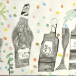 作品図録 - ワインの瓶とグラス - Tylar.W
