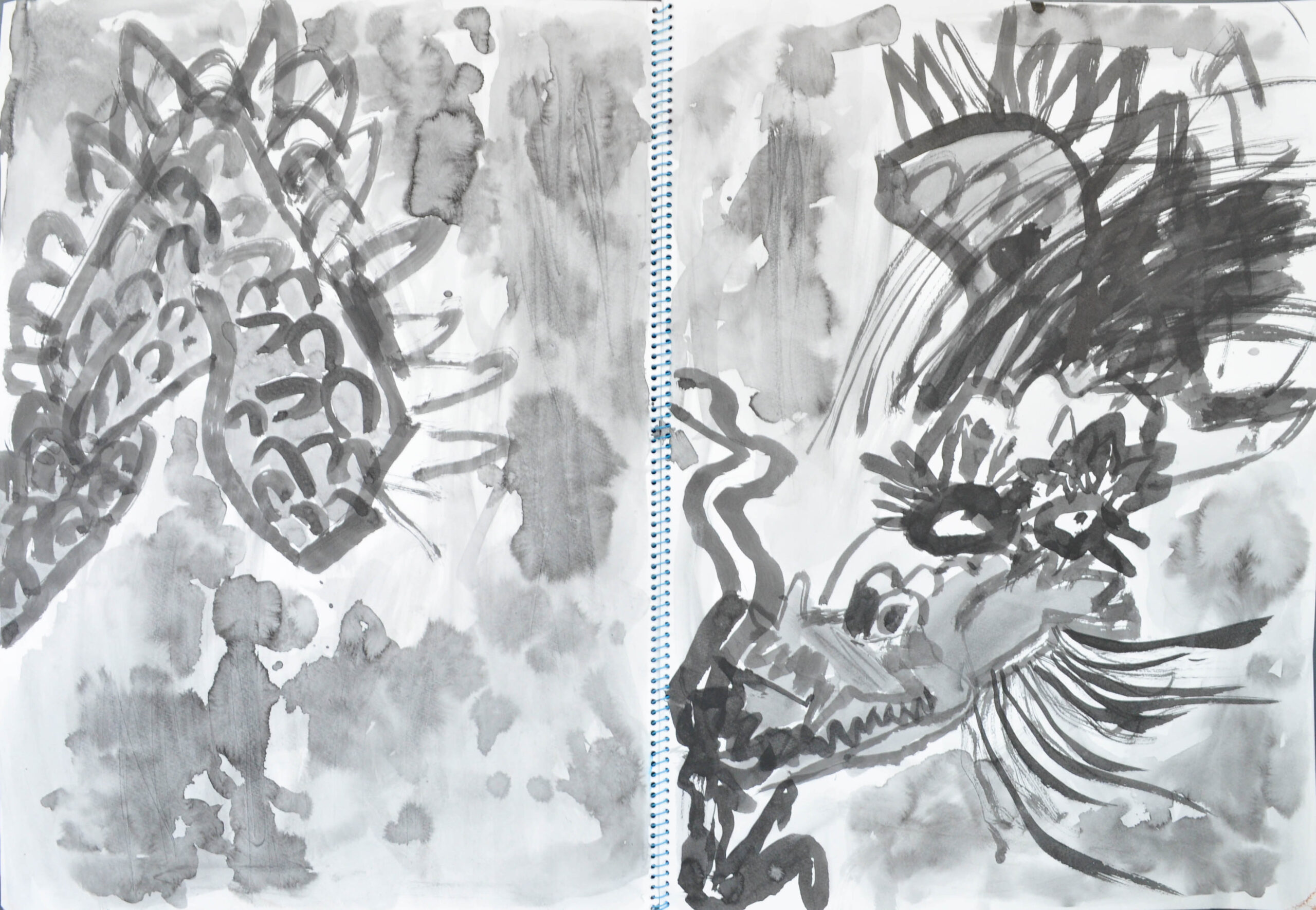 水墨画　Ieyasu.K