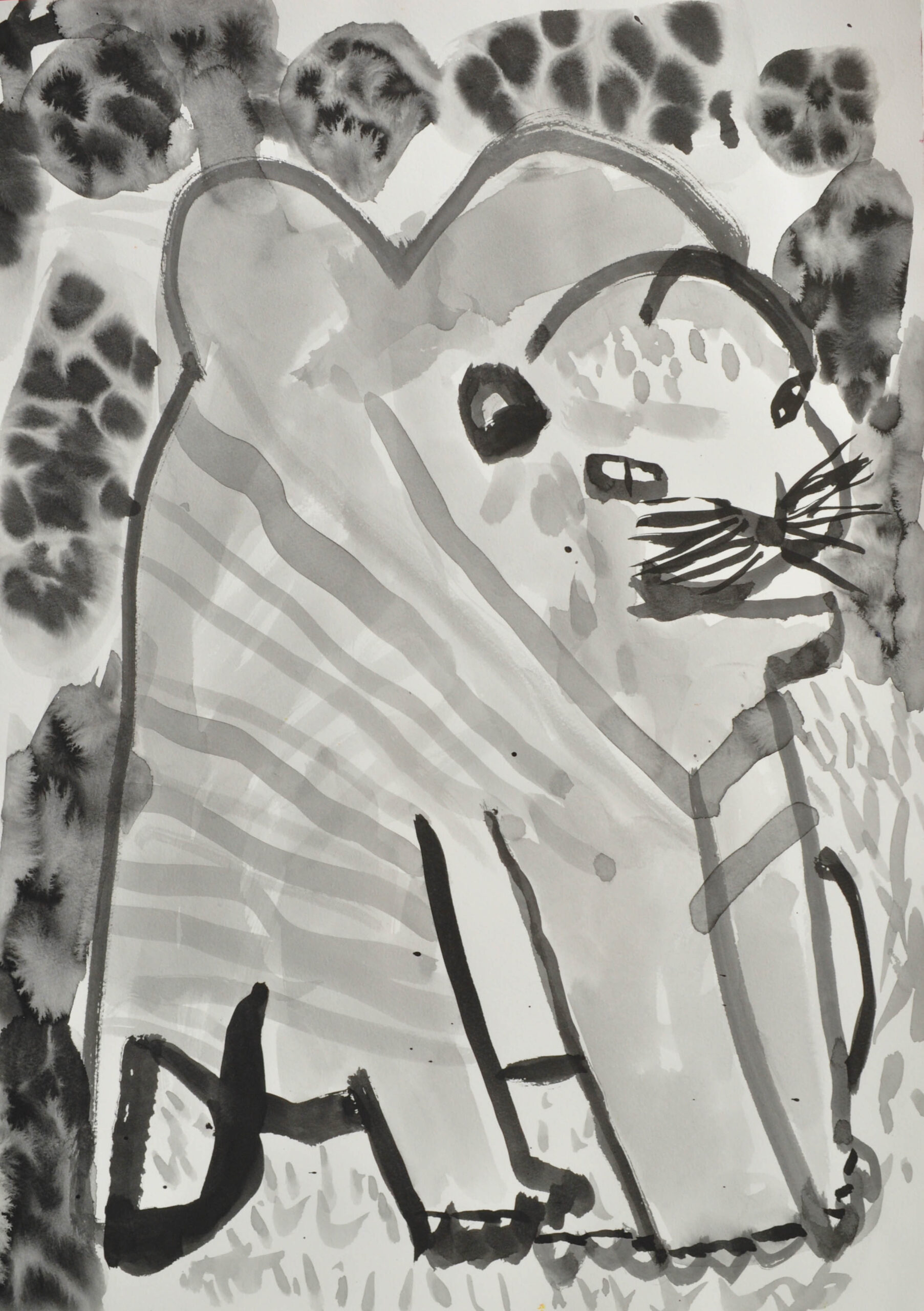 水墨画　Kukuri.H