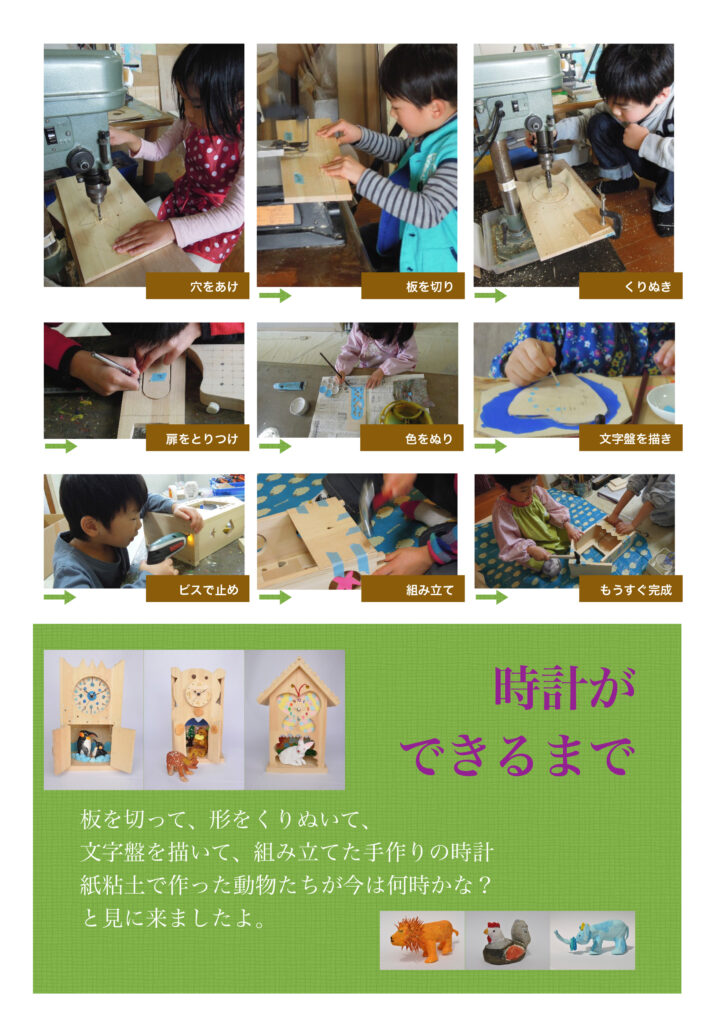 時計　制作過程